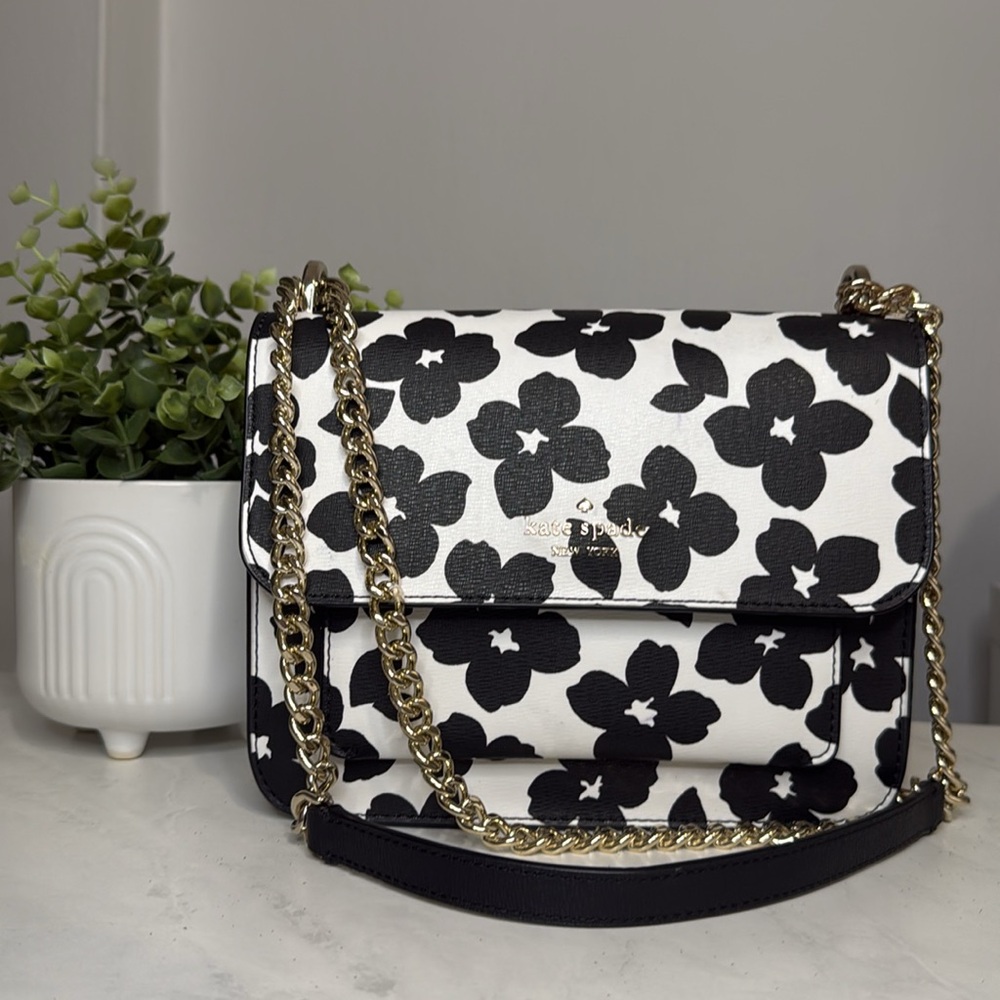 EUC Kate Spade Floral Chain Crossbody